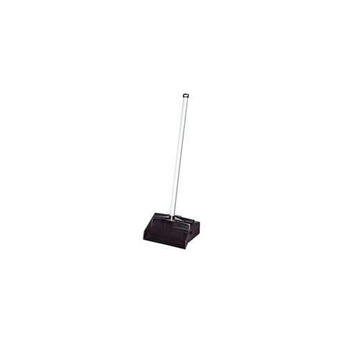 SKILCRAFT Aluminum Handle Dust Pan - 32" Aluminum Handle - Black - 1 Each