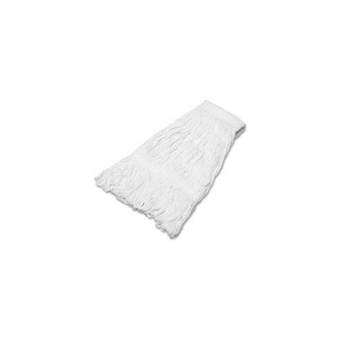 SKILCRAFT Looped End Finishing Mop Head - Rayon, Polyester, Yarn, Mesh, Acrylic