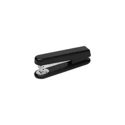 SKILCRAFT Standard Full Strip Stapler - 20 Sheets Capacity - 210 Staple Capacity - Full Strip - 1/4" , 1/2" Staple Size - Black