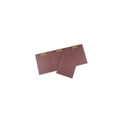 SKILCRAFT Tri-Fold File Folder - Letter - 8 1/2" x 11" Sheet Size - 3 Fastener(s) - 1 1/2" Fastener Capacity, 2 1/2" Fastener Capacity - 17 pt. Folder Thickness - Brown - Recycled - 10 / Pack