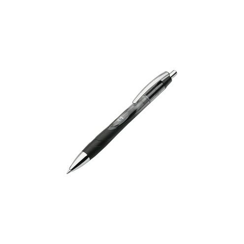 SKILCRAFT Vista Retractable Gel Pen - 0.7 mm Pen Point Size - Refillable - Retractable - Black Gel-based Ink - 12 / Dozen