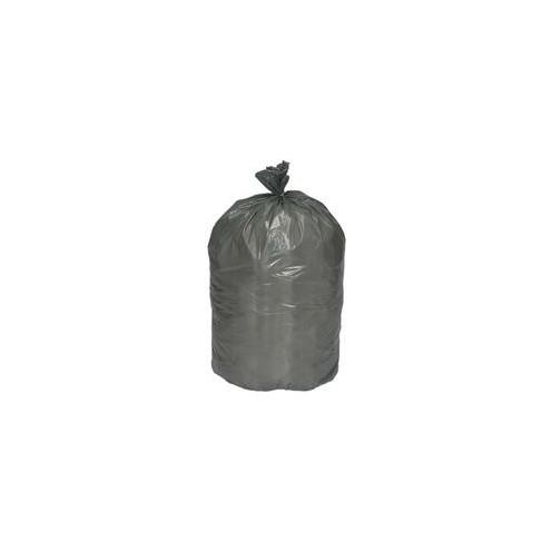 SKILCRAFT Heavy-duty Linear Low Density Trash Can Liner - 60 gal - 38" Width x 58" Length x 1.10 mil (28 Micron) Thickness - Low Density - Gray - 100/Box