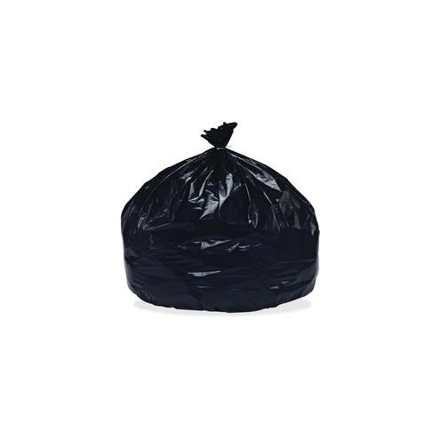 SKILCRAFT Recycled 55-6 Gal TRC Bags - 60 gal - 38" Width x 58" Length - Low Density - Black - Resin - 20/Box