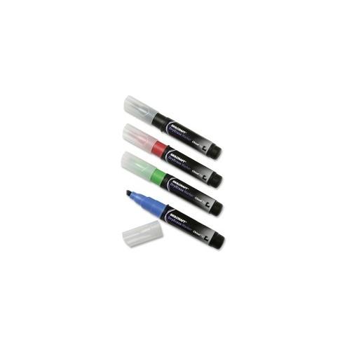 SKILCRAFT Dry Erase Marker Set - Chisel Marker Point Style - Assorted - 4 / Set