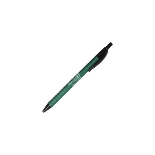 SKILCRAFT Bio-Write 7520-01-578-9304 Ballpoint Pen - Fine Pen Point - Refillable - Retractable - Black - Bioplastic Barrel - 1 Dozen