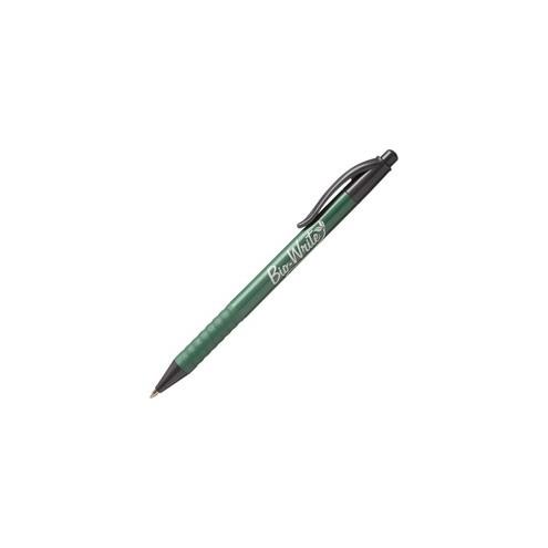 SKILCRAFT Bio-Write 7520-01-578-9305 Ballpoint Pen - Medium Pen Point - Refillable - Retractable - Black - Bioplastic Barrel - 1 Dozen