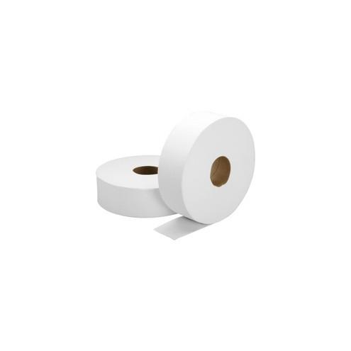 SKILCRAFT Jumbo Roll Toilet Tissue - 2 Ply - 3.70" x 2000 ft - White - Fiber - Non-chlorine Bleached - For Restroom, Washroom - 6 / Box