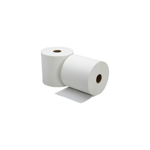 SKILCRAFT 1-ply Hard Roll Paper Towel - 1 Ply - 8" x 800 ft - White - Fiber, Paper - Absorbent, Nonperforated, Non-chlorine Bleached - For Restroom - 6 / Carton