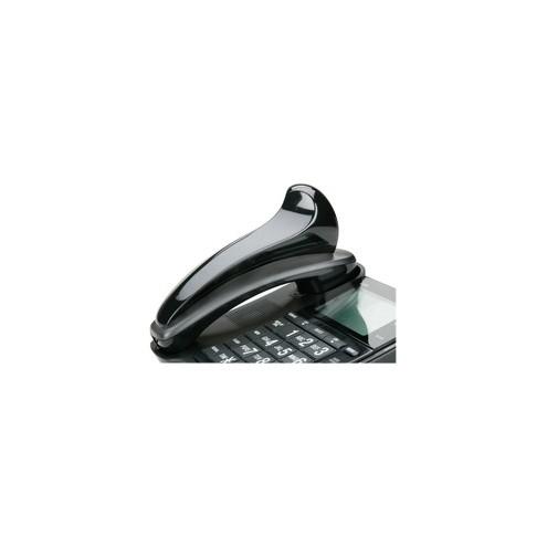 SKILCRAFT Telephone Shoulder Rest - Self-adhesive - 2" x 7" x 2.5" - Black