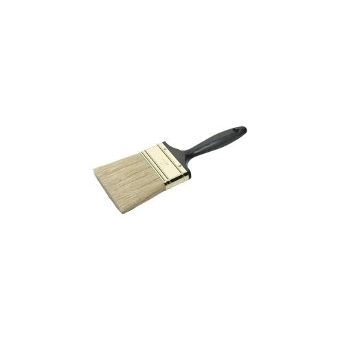 SKILCRAFT 3" Flat Sash Paint Brush - 1 Brush(es) - 3" Bristle Plastic - Steel Ferrule