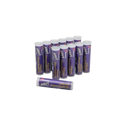 SKILCRAFT JAWS Bathroom Cleaner Refill Cartridges - 12 / Box - Violet