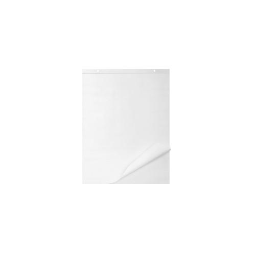 SKILCRAFT Unruled Easel Pad - 50 Sheets - Plain - 20 lb Basis Weight - 27" x 34" - White Paper - Perforated - 1Each