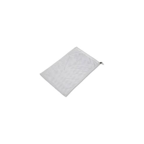 SKILCRAFT Medium-duty Synthetic Mesh Laundry Net - 24" Width x 36" Length - White - Polyester, Synthetic - 1Each - Washer, Dryer, Socks, Multipurpose
