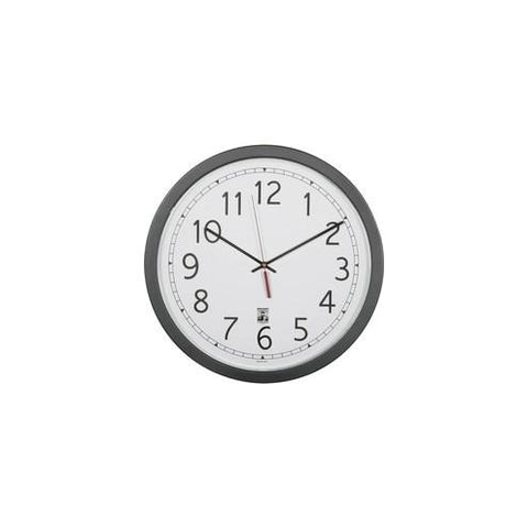 SKILCRAFT 16.5" Round SelfSet Wall Clock - Analog - Quartz