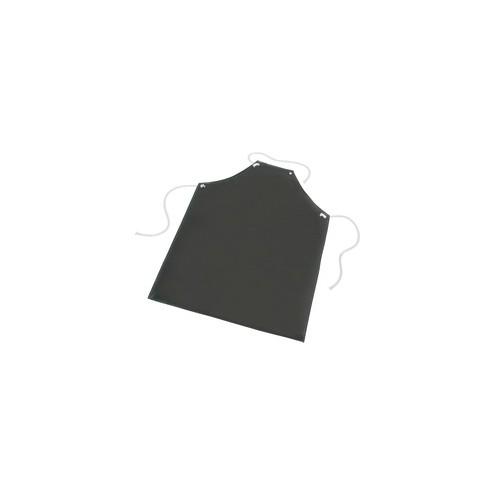 SKILCRAFT Laboratory Apron - Nylon, Rubber - For Laboratory - Black - 1 Each