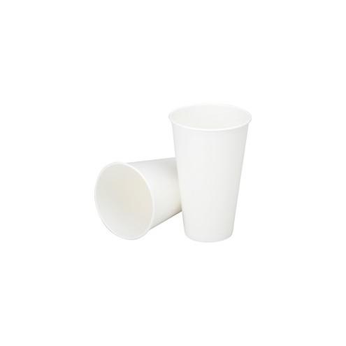 SKILCRAFT Paper cups without handles - 12 fl oz - Round - 1000 / Box - White - Paper - Hot Drink, Cold Drink