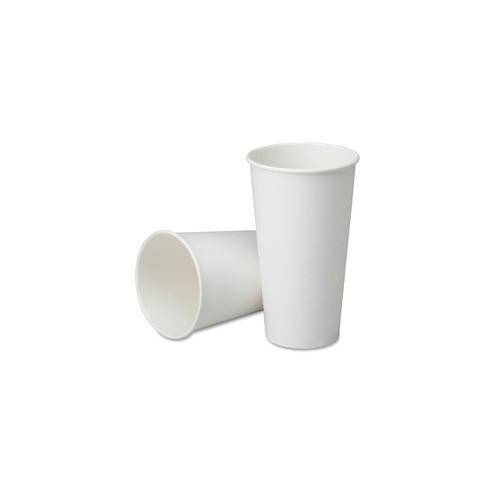 SKILCRAFT Disposable Paper Cups - 1 quart - 1000 / Box - White - Paper