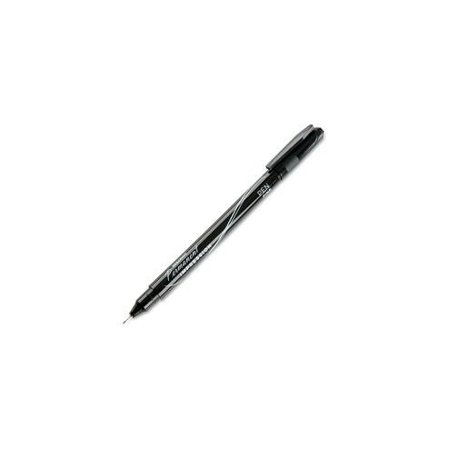 SKILCRAFT Permanent Impression Pens - Fine Marker Point - Black - 12 / Dozen