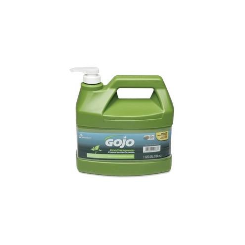 SKILCRAFT GOJO EcoPreferred Pumice Hand Cleaner - Lime Scent - 1 gal (3.8 L) - Dirt Remover, Grease Remover, Soil Remover - Hand - Gray - Heavy Duty, Bio-based - 4 / Box