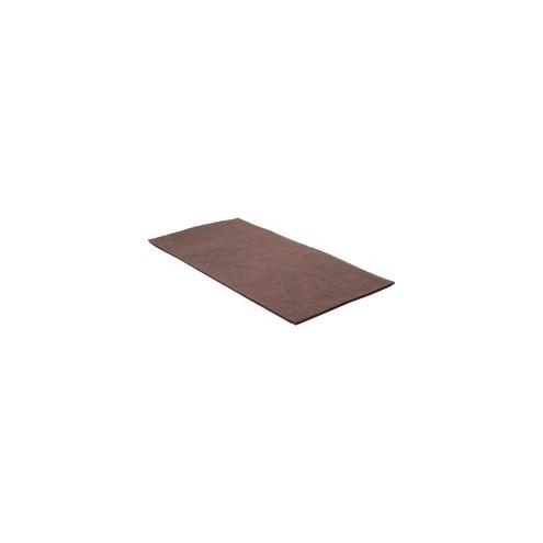 SKILCRAFT Floor Finish Surface Prep Pads - 10/Box - Rectangle - 28" Width - Scrubbing - Wood, Vinyl, Marble, Terrazzo, Concrete Floor - Long Lasting, Residue-free - Maroon