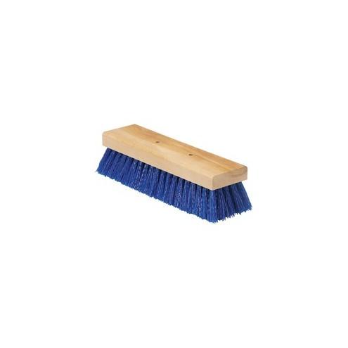 SKILCRAFT 10" FlexSweep Deck Scrub Brush - Poly Bristle - 1 Each