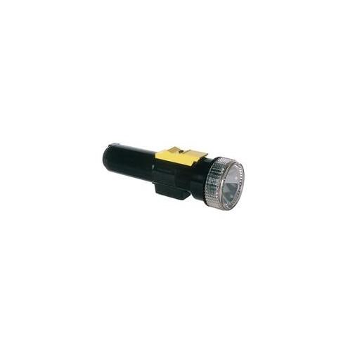 SKILCRAFT 3-Way Flashlight With Magnet - Bulb - D - Plastic Casing - Black, Yellow