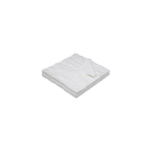SKILCRAFT General-purpose Cleaning Towels - 4 Ply - 13.50" x 13.50" - White - Nylon, Fiber - Absorbent, Medium Duty, Tear Resistant - For Multipurpose - 100 Quantity Per Pack - 1000 / Box