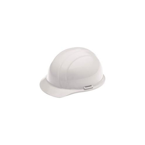 SKILCRAFT Easy Quick-Slide Cap Safety Helmet - Adjustable - Nylon, Polyethylene - White - 1 Each