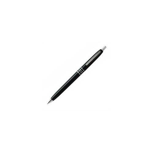 SKILCRAFT Retractable Ballpoint Pen - Fine Pen Point - Refillable - Retractable - Black - Black Barrel - 12 / Dozen