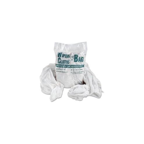 Bag A Rags Office Snax Cotton Wiping Cloths - Cloth - 16 oz (1 lb) - 12 / Carton