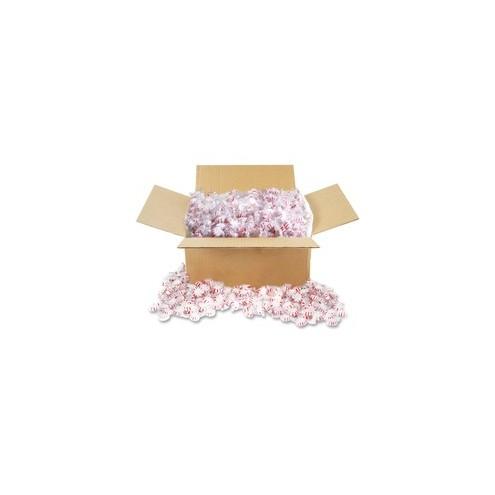 Office Snax Peppermint Hard Candy - Starlight Mint - Individually Wrapped, Fat-free - 10 lb - 1 / Box Per Box