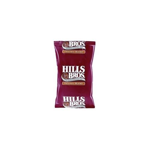 Office Snax Hill Bros. Original Blend Coffee Ground - Regular - Original Blend - Medium - 1.5 oz Per Packet - 42 Packet - 42 / Carton