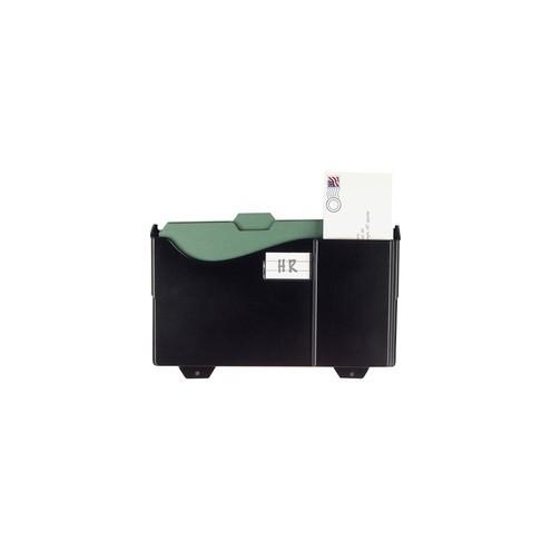 OIC Grande Central Filing Sys Add-on Pocket - 1 Pocket(s) - 9.8" Height x 15.8" Width x 3.1" Depth - Black - 1Each