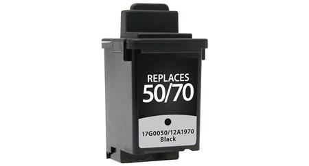 Replacement For Lexmark 12A1970 Black Inkjet Cartridge