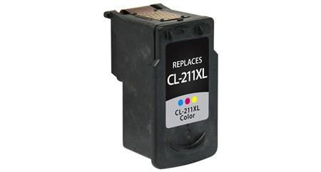 Replacement For Canon 2975B001 , CL-211XL Cyan, Magenta, Yellow Inkjet Cartridge