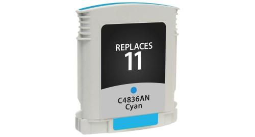 Replacement For HP C4836AN (HP 11) CyanInkjetCartridge