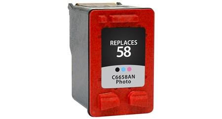 Replacement For HP C6658AN (HP 58) Photo Inkjet Cartridge