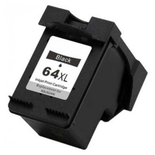 Replacement For HP N9J92AN 64XL Black Ink Cartridge