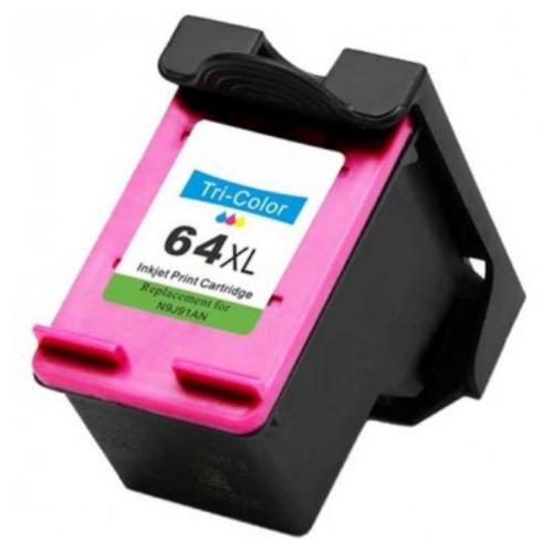 Replacement For HP N9J91AN 64XL Color Ink Cartridge