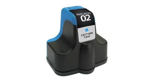 Replacement For HP C8771WN (HP 02) Cyan Inkjet Cartridge