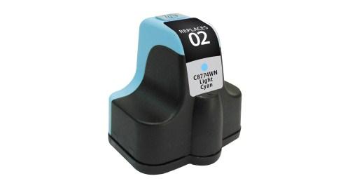 Replacement For HP C8774WN (HP 02) Light Cyan Inkjet Cartridge