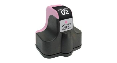 Replacement For HP C8775WN (HP 02) Light Magenta Inkjet Cartridge