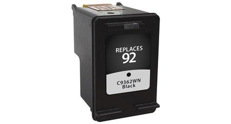 Replacement For HP C9362WN (HP 92) BlackInkjetCartridge