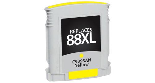 Replacement For HP C9393AN (HP 88XL) High Capacity Yellow Inkjet Cartridge