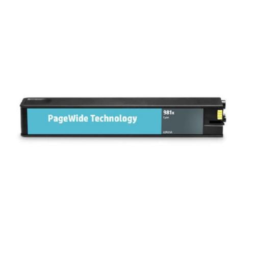Replacement For HP 981X L0R09A High Yield Cyan PageWide Cartridge