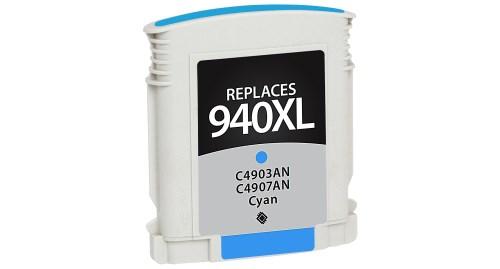Replacement For HP C4907AN (HP 940XL) Cyan Inkjet Cartridge