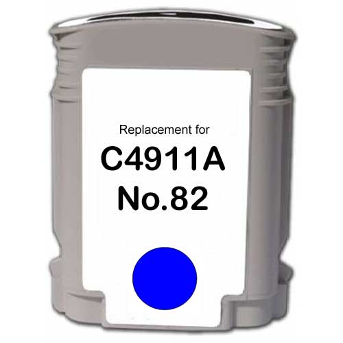 Replacement For HP C4911A (HP 82) Cyan Inkjet Cartridge