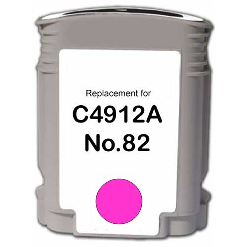 Replacement For HP C4912A (HP 82) Magenta Inkjet Cartridge
