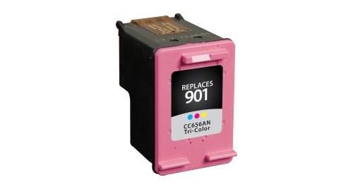Replacement For HP CC656AN (HP 901) Tri-Color Inkjet Cartridge