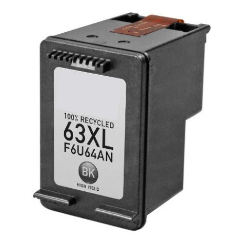 Replacement For HP F6U64AN HP 63XL Black InkJet Cartridge